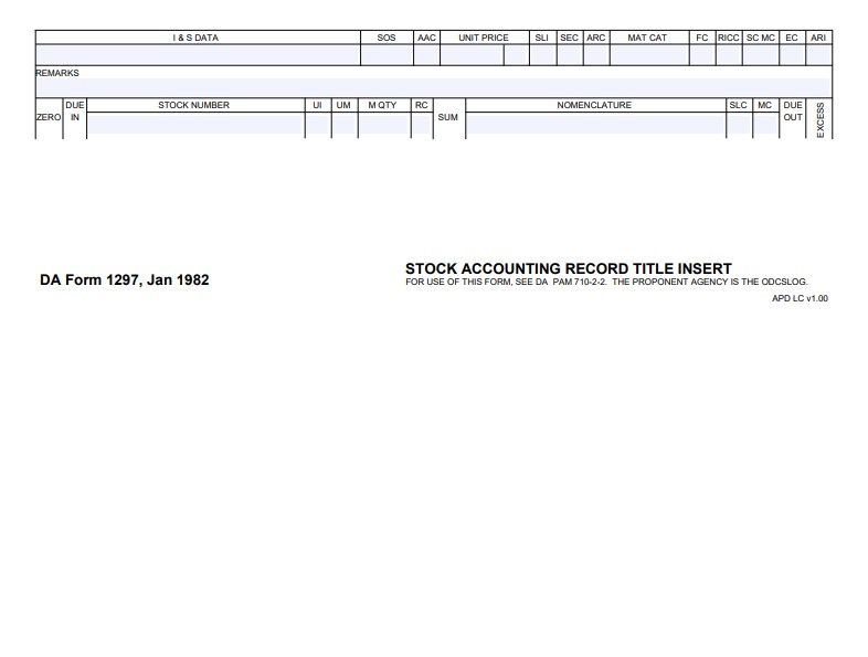 da Form 1297 fillable