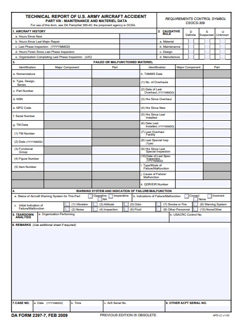 da Form 2397-7 fillable