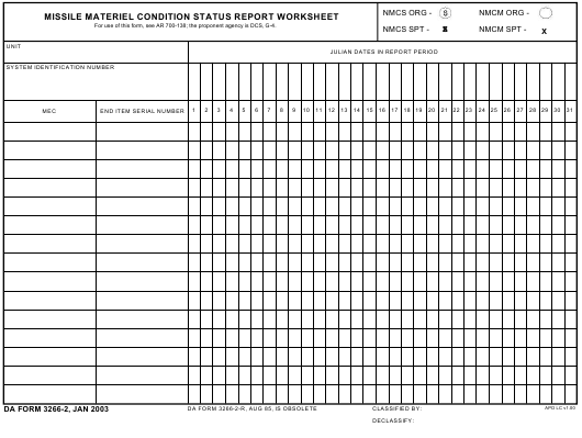 da Form 3266-2 fillable