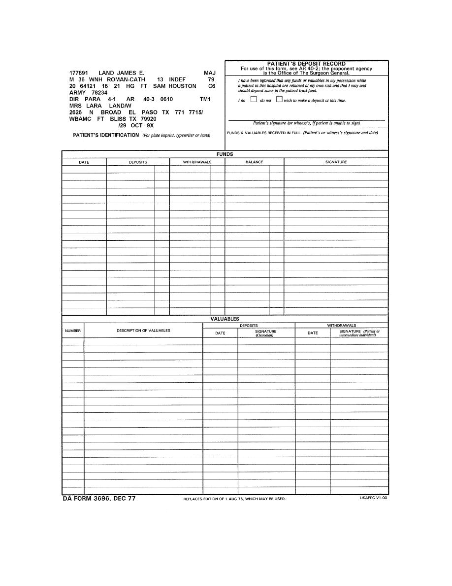 da Form 3696 fillable