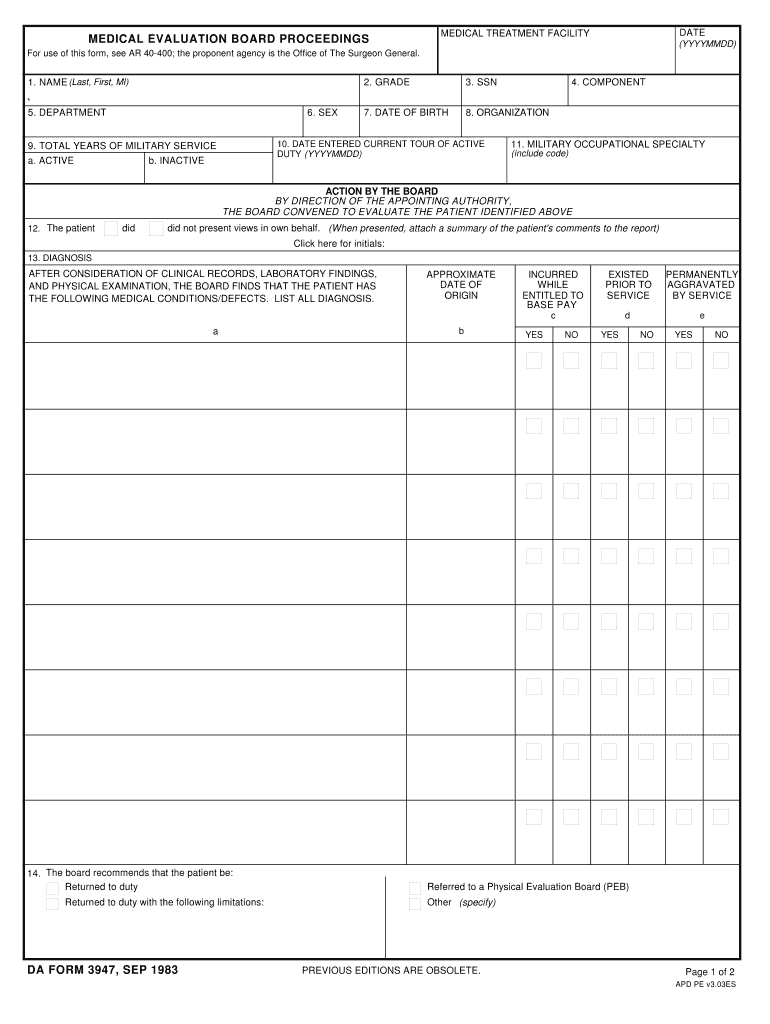 da Form 3947 fillable