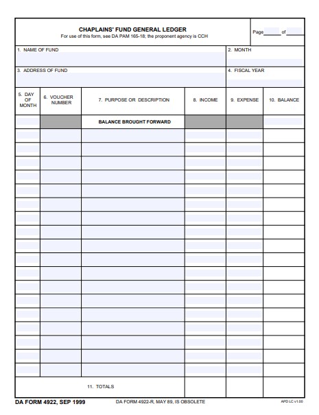 da Form 4922 fillable