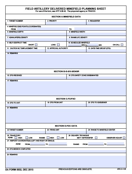 da Form 5032 fillable