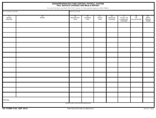 da Form 5163 fillable