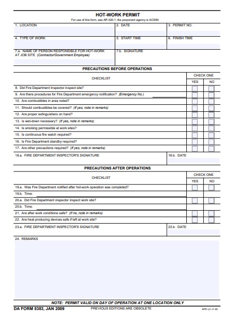 da Form 5383 fillable