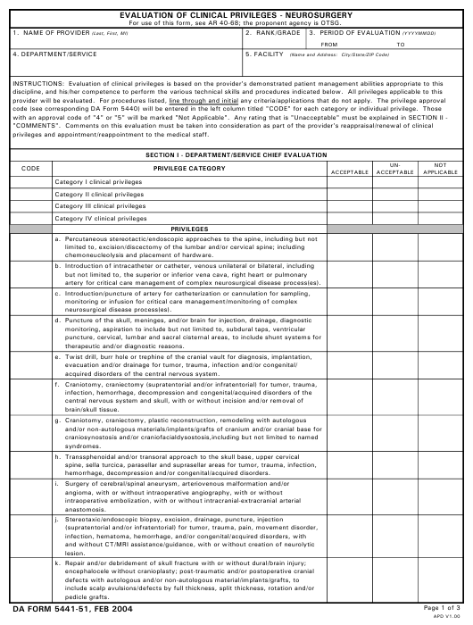 da Form 5441-51 fillable