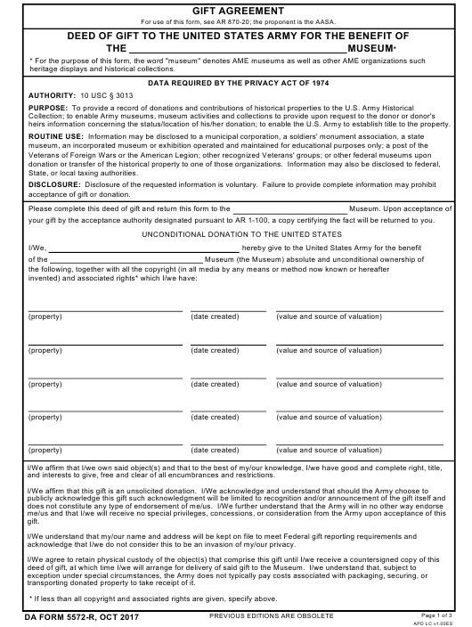 da Form 5572-R fillable