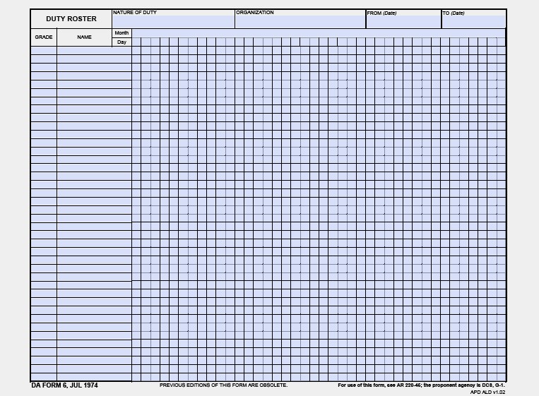 da Form 6 fillable