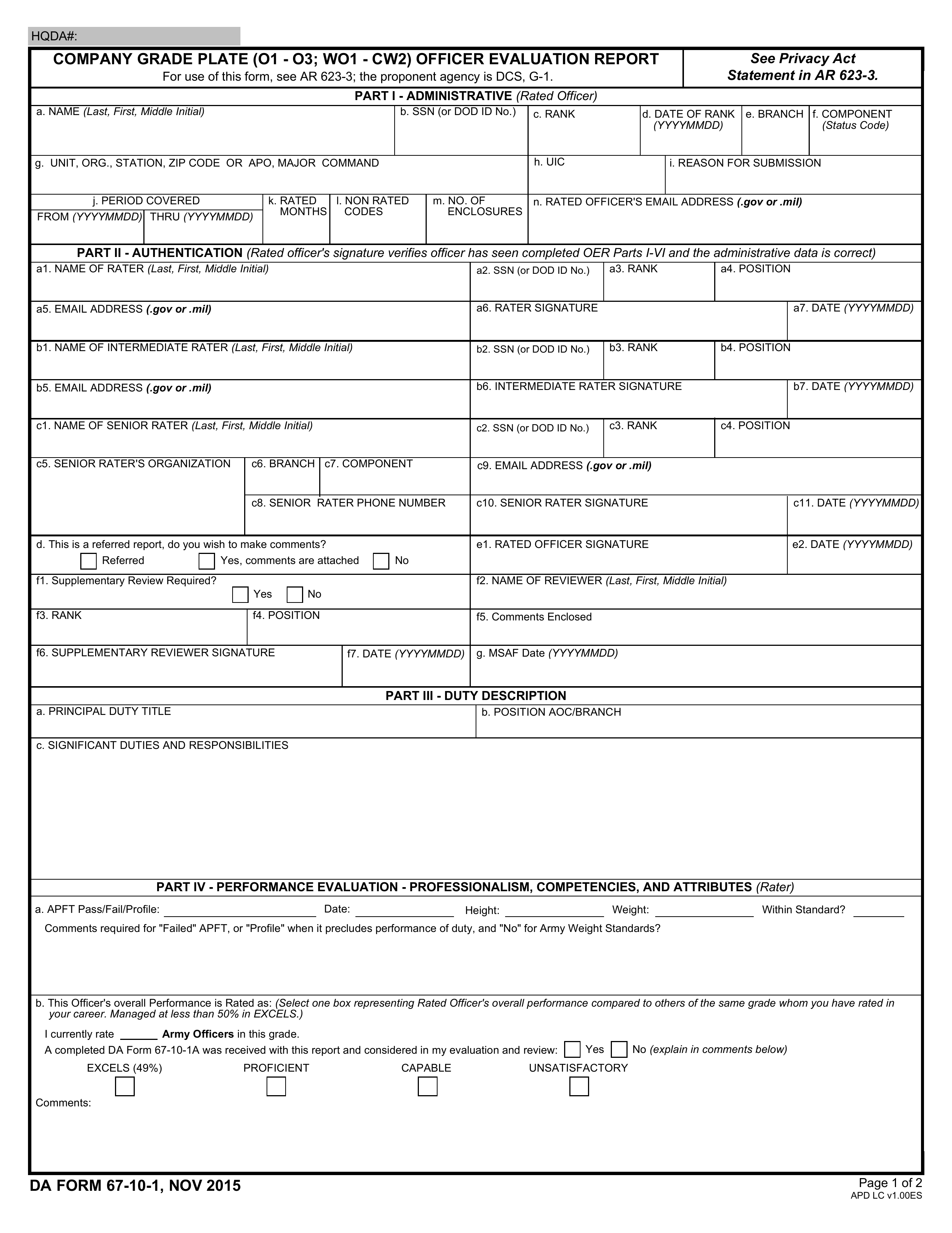 da Form 67-10-1 fillable