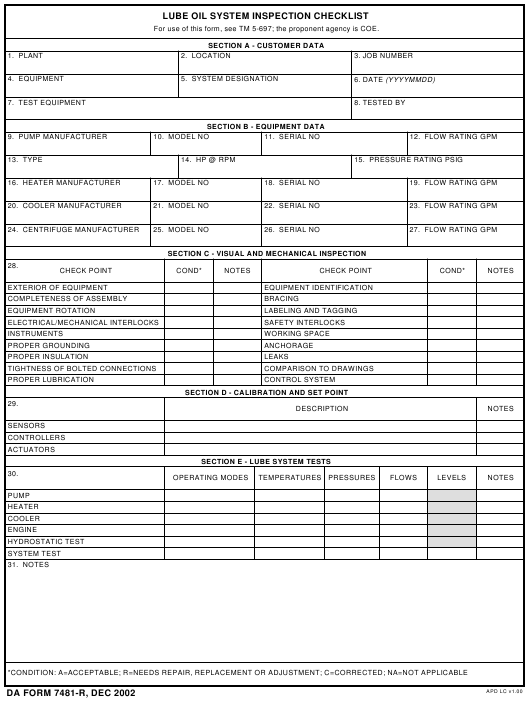 da Form 7481-R fillable