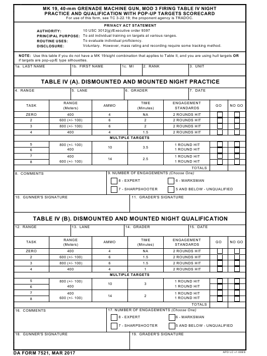 da Form 7521 fillable