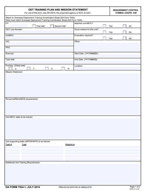 da Form 7534-1 fillable