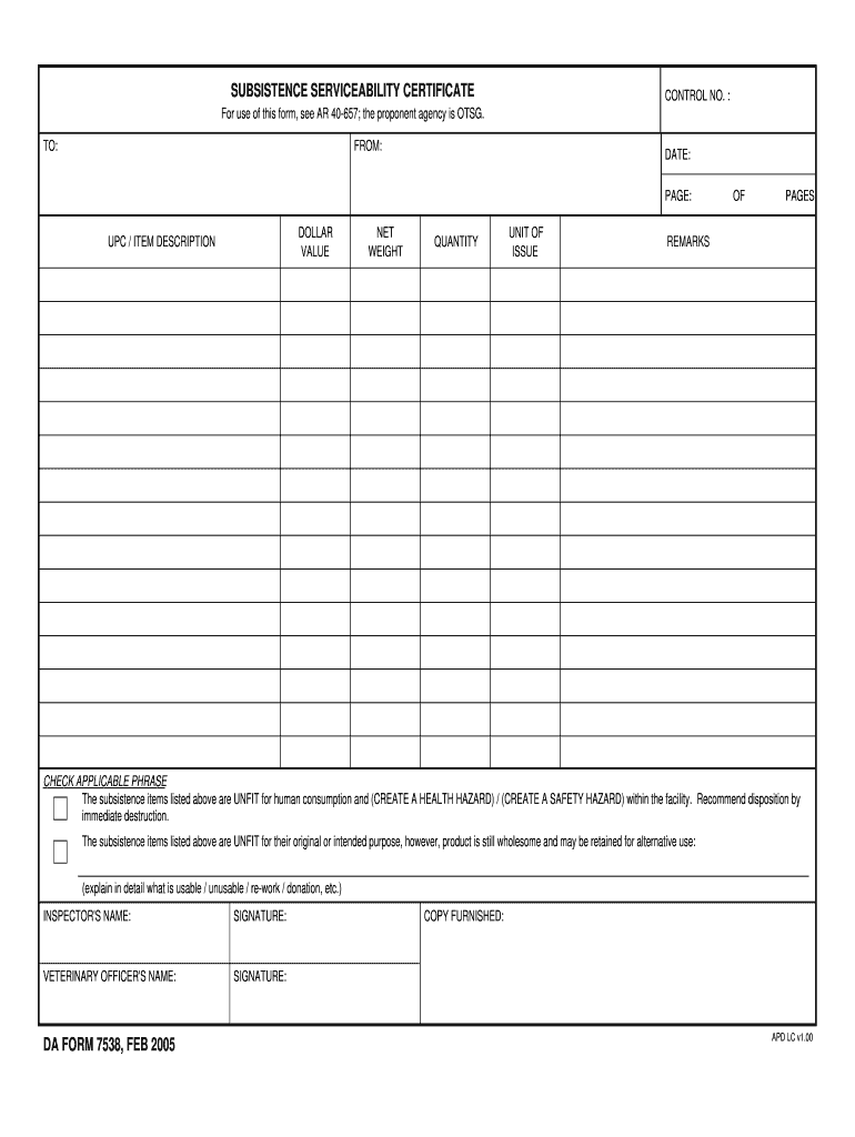 da Form 7538 fillable