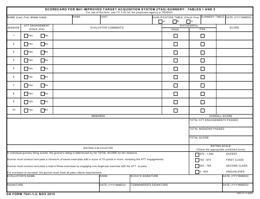 da Form 7541-1-2 fillable