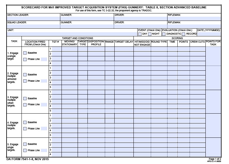 da Form 7541-1-8 fillable