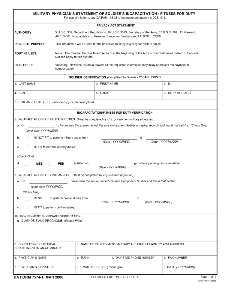 da Form 7574-1 fillable