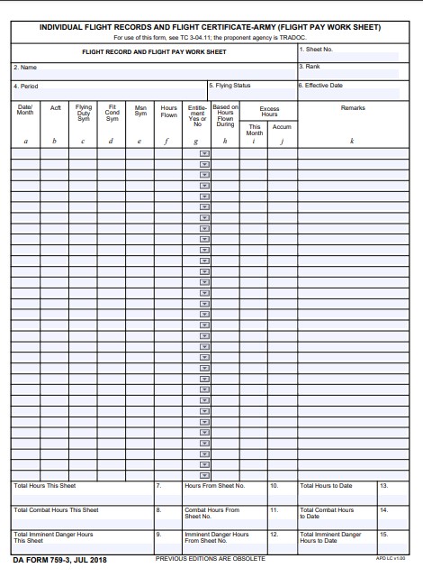 da Form 759-3 fillable