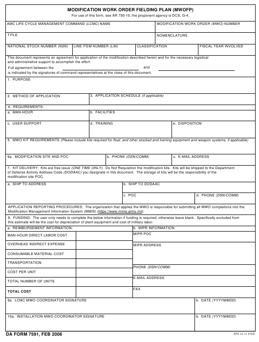 da Form 7591 fillable