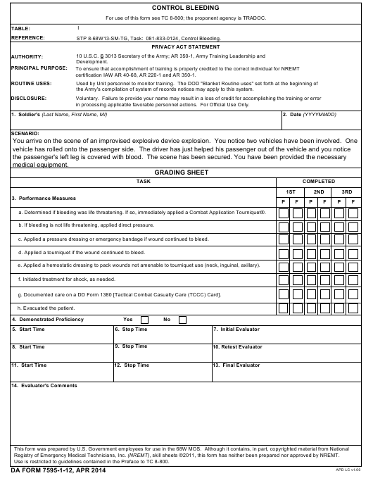 da Form 7595-1-12 fillable