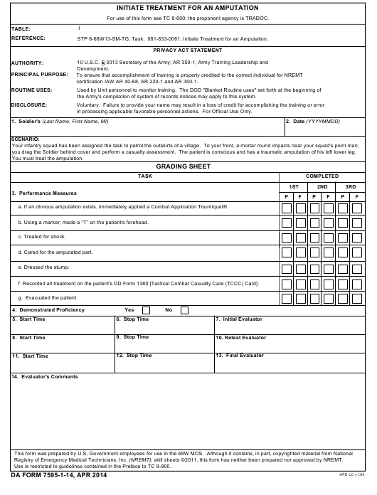 da Form 7595-1-14 fillable