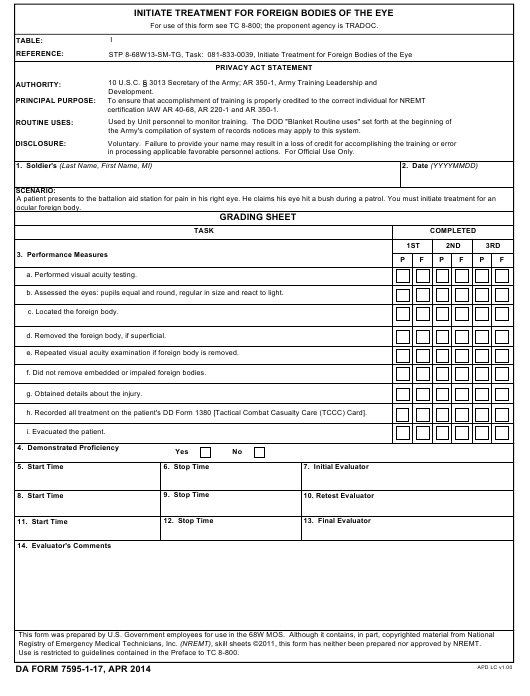 da Form 7595-1-17 fillable