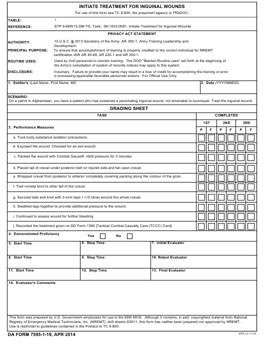 da Form 7595-1-19 fillable