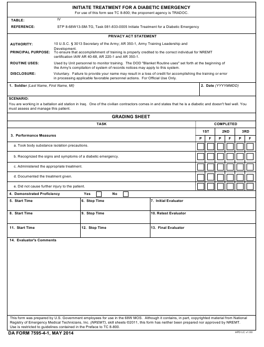 da Form 7595-4-1 fillable