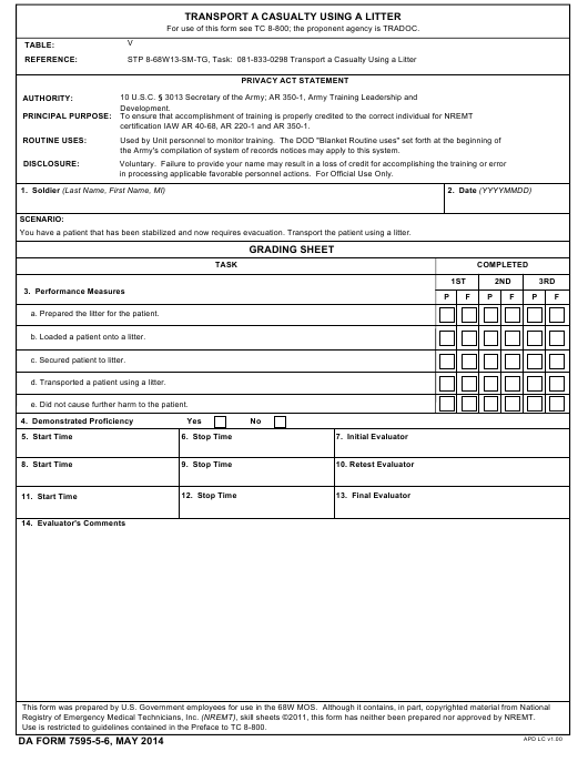 da Form 7595-5-6 fillable