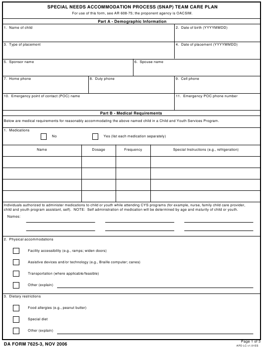 da Form 7625-3 fillable