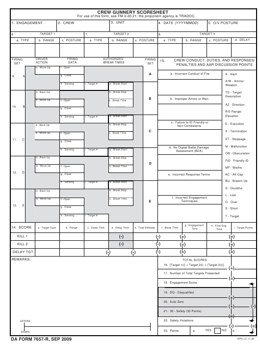 da Form 7657-R fillable