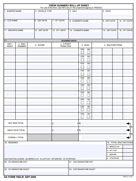 da Form 7663-R fillable