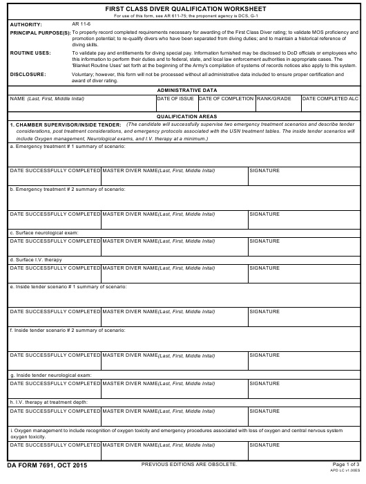 da Form 7691 fillable