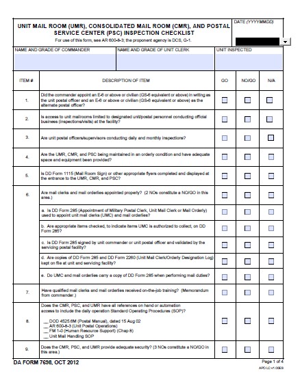 da Form 7698 fillable