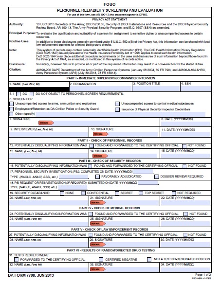 da Form 7708 fillable