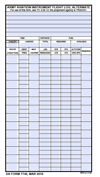 da Form 7749 fillable