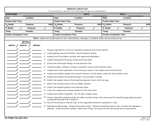 da Form 7756 fillable