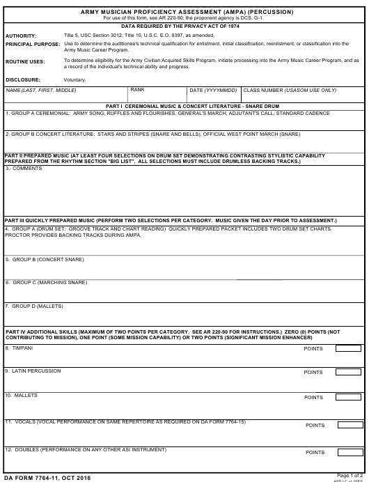 da Form 7764-11 fillable