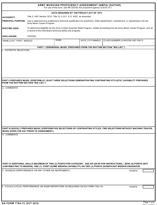 da Form 7764-13 fillable