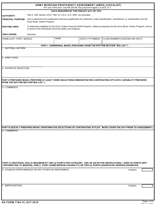 da Form 7764-15 fillable