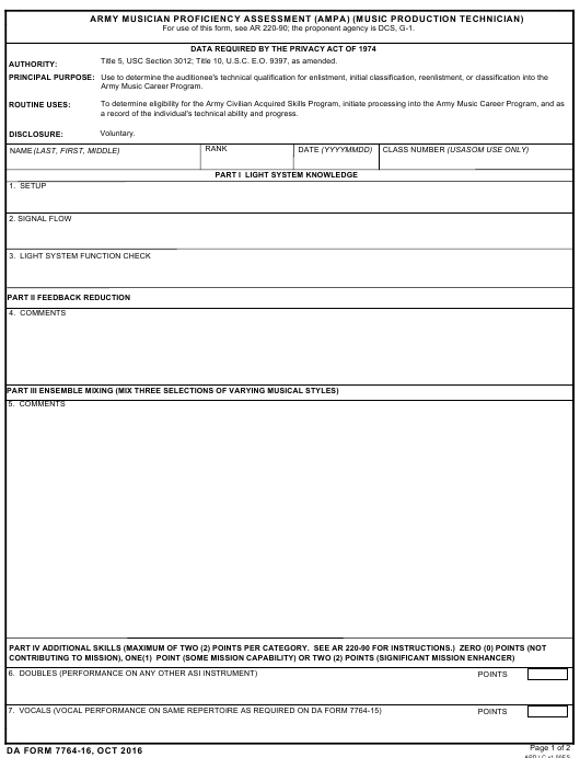 da Form 7764-16 fillable