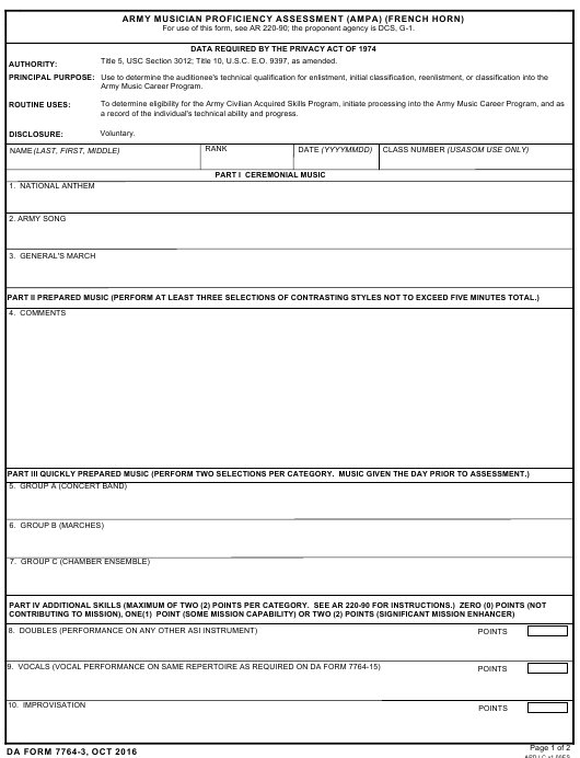 da Form 7764-3 fillable