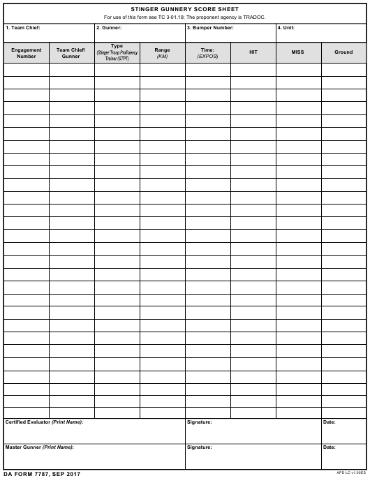 da Form 7787 fillable