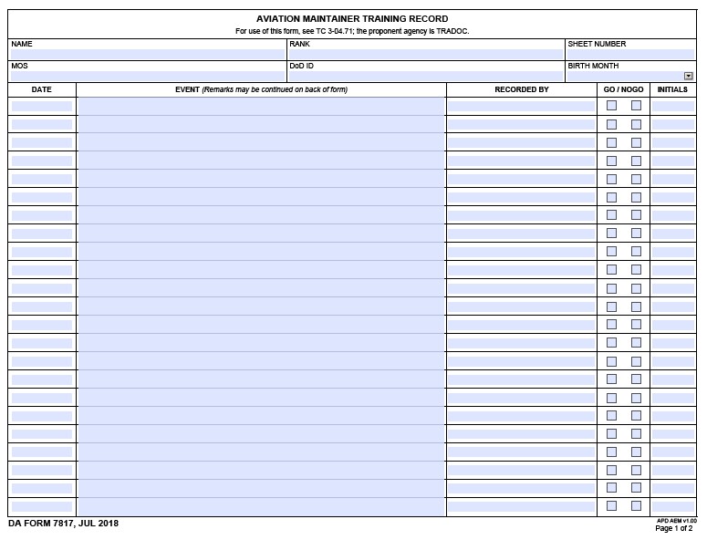 da Form 7817 fillable