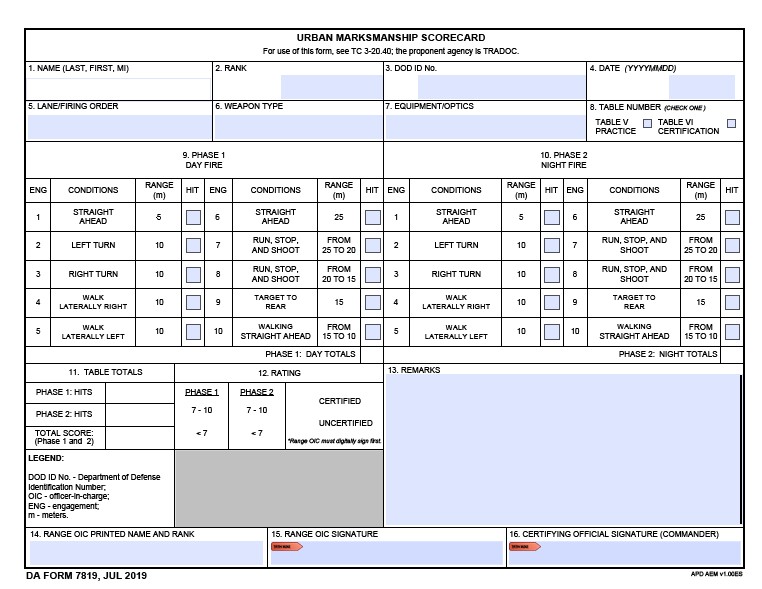 da Form 7819 fillable