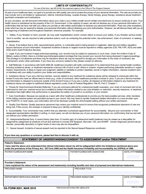 da Form 8001 fillable