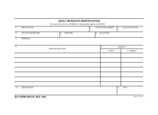 da Form 8022-R fillable