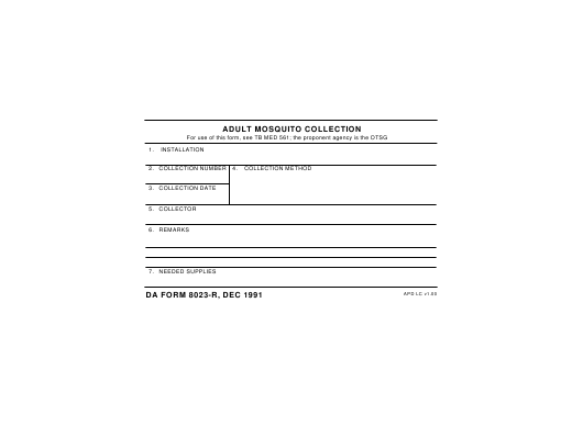 da Form 8023-R fillable