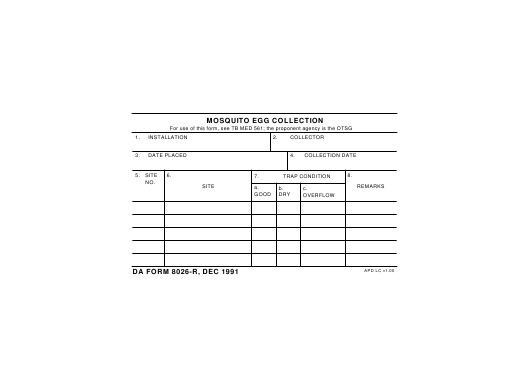 da Form 8026-R fillable