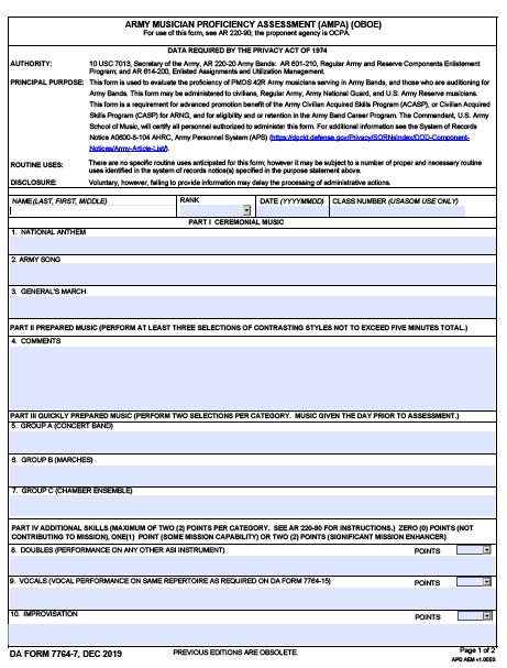 da Form 7764-7 fillable