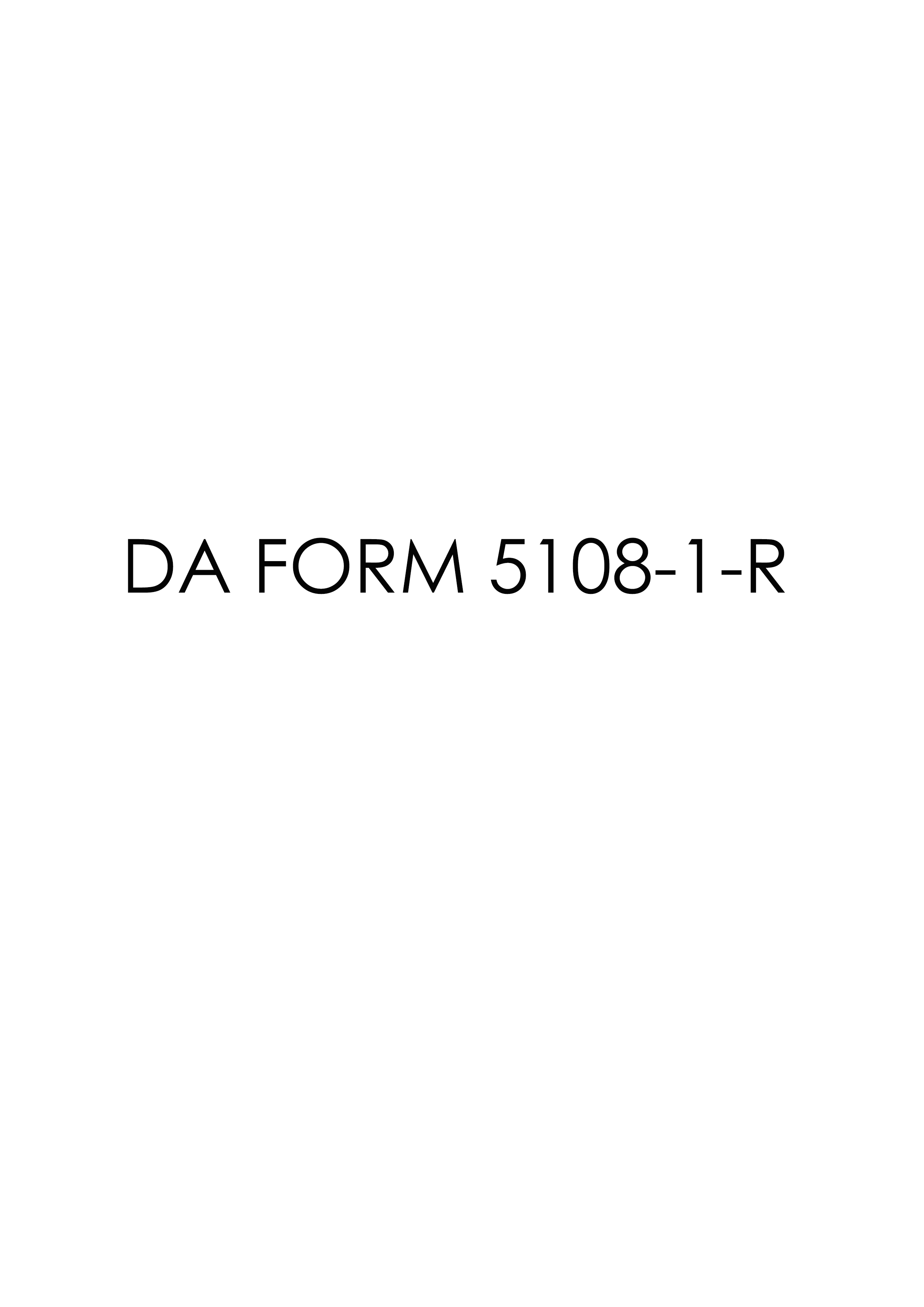 da Form 5108-1-R fillable